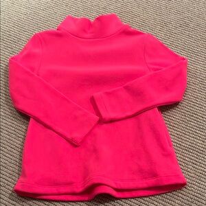 Bright Pink Fleece Pullover